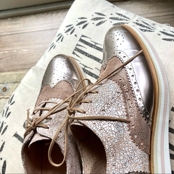 Pertini Classic Oxford shoes , Rose Gold , Size 40 (9) - Picture 11 of 13